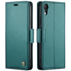 Caseme Tipo Cartera Iphone Xr Con Cierre Magnético, Rfid, Tarjetero, Soporte, Carga Inalámbrica