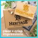 thumbnail image 5 of Sello personalizado con logo ExcelMark 10x15 cm de madera y caucho, 5 of 6