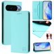 thumbnail image 1 of Funda Billetera con Soporte para Google Pixel 11 Pro XL Bloqueo RFID Plegable Verde menta, 1 of 6