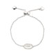 thumbnail image 2 of Pulsera Kendra Scott Elaina Plata Ajustable Perla Marfil, 2 of 2