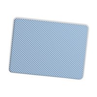 Ioensy - Esterillas Filtrantes Para Arena Para Gatos Alfombrilla Eva Para Gatos Almohadilla Para Arena De Doble Capa Más Fácil De Limpiar