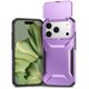 thumbnail image 1 of Funda Resistente para iPhone 17 Pro Max con Tapa Deslizante y Protección Militar Morado, 1 of 6
