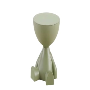 Genérico - Mesa De Arrimo Multifuncional Con Compartimento Organizador Integrado Verde Oliva