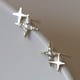 thumbnail image 4 of Stunning Double Star Stud Earrings with Zircon Inlay - 18K Gold Plated for Women's Proposal and Engagement Parties - Perfect Gift Idea, 4 of 4
