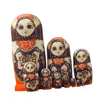 Bothyi - Muñeca Apilable De 10 Capas Para Niña, Muñecas Anidadas, Matryoshka De Madera, Resistente