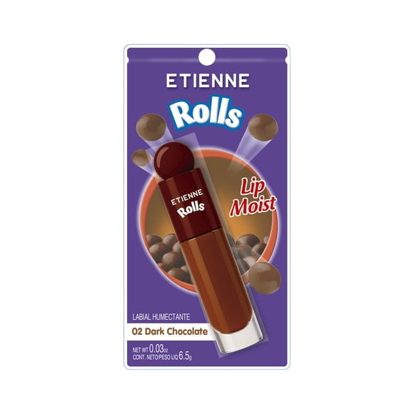 Etienne x rolls lip moist Labial líquido tono dark chocolate