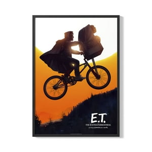 Creango - Cuadro Poster Enmarcado Et El Extraterrestre Diseño 3 Decorativo