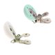 thumbnail image 4 of 2 piezas lindo bebé chupete ronda silicona Soother Clip Metal titulares corchete, 4 of 5