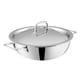 thumbnail image 1 of Kadai Vinod Platinum Triply de Acero Inoxidable 26 cm para Inducción, 1 of 5