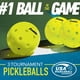 thumbnail image 3 of Pelotas de pickleball Franklin Sports X-40, paquete de 3 unidades, para exteriores, 3 of 3