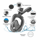 thumbnail image 3 of Mascara Snorkel Mascara Buceo Snorkel Fullface Go Pro, 3 of 4