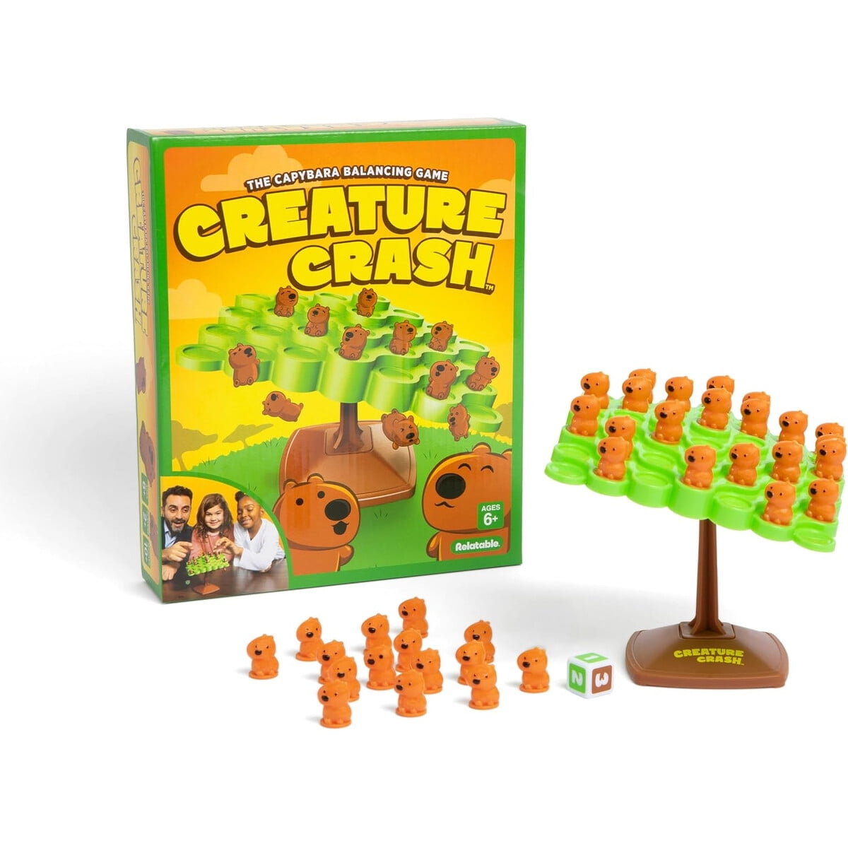Juego De Mesa Relatable Creature Crash Capybara Equilibrio 6