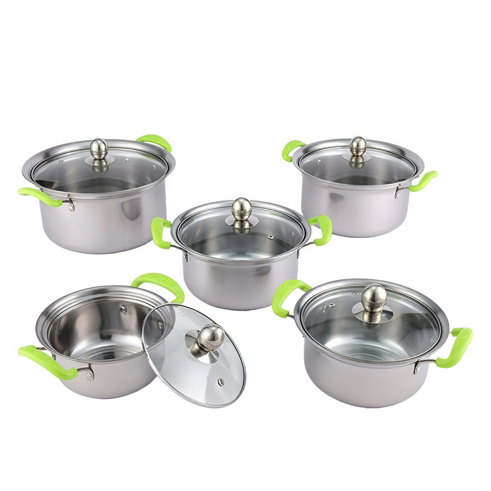 Genérico - Ollas Acero Inoxidable Antiadherente Duradero Lau