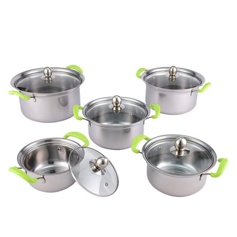 Genérico - Ollas Acero Inoxidable Antiadherente Duradero Lau