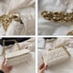 thumbnail image 3 of Bolso bandolera, bolso de hombro cuadrado con cadena y diseño de nicho, 3 of 5