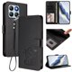 thumbnail image 2 of Honor X8B 4G Funda Billetera con Estampado de Gato, Negro, 2 of 6