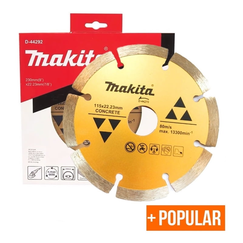 Genérica - Disco Diamante Segmentado 9 Pulg. P/concreto Makita D44292