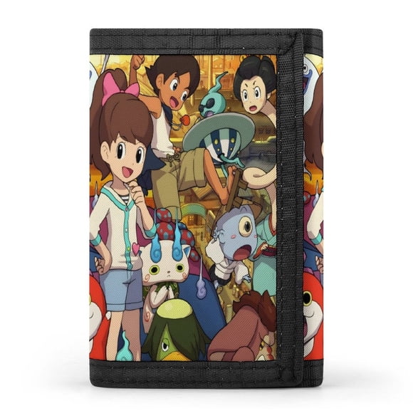 Yokai Watch Cartera Trifold para Hombres,