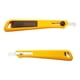 thumbnail image 1 of Cuchillo Olfa Pequeño Corta Acrílico Con Seguro Manual amarillo, 1 of 3
