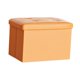 thumbnail image 1 of Reposapiés Taburete Hotel Hogar Bin Bar Dormitorio Café Almacenamiento Plegable Banco Otomano Naranja, 1 of 5