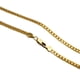 thumbnail image 1 of Collar de cadena de serpiente chapado en oro amarillo macizo de 18 quilates para mujer y hombre, 20 pulgadas, 1 of 5
