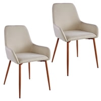 Novahus - Pack 2 Sillas Comedor Lino Margaret Beige