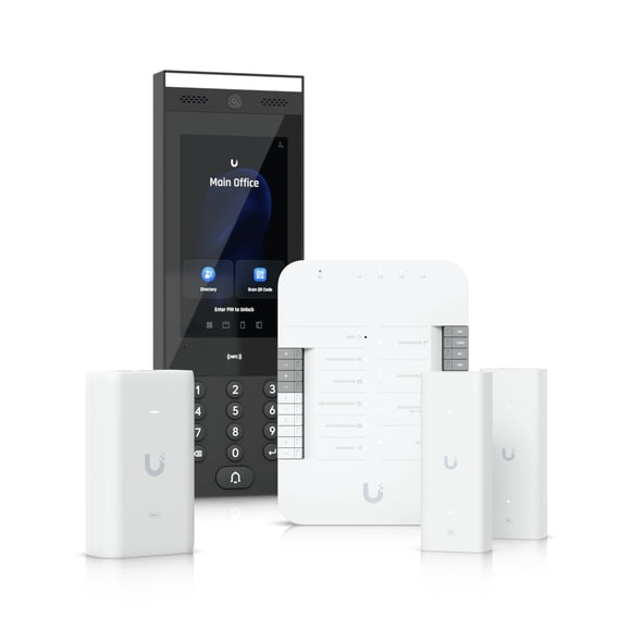 UA-SK-GATE. Interfaz UA-GATE + intercomunicador + repetidores PoE incluido PoE++ UniFi Access UA-SK-GATE-EU UBIQUITI