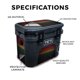 thumbnail image 2 of Fibra de carbono Skin compatible con el enfriador duro Yeti Roadie 15, 2 of 4