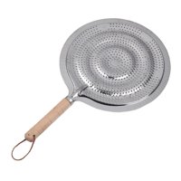 Magideal - Almohadilla Aislante Para Difusor De Calor De Material Acero Inoxidable, Licencia De Cocina De Plata Antiescaldado, Adaptador De Inducción De Cocina De Para