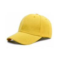 Genérico - Gorro Jockey Básico Unisex Amarillo