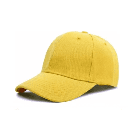 Genérico - Gorro Jockey Básico Unisex Amarillo
