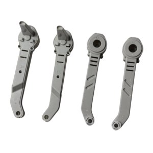 Magideal - Juego De Brazos De Motor De 4 Uds., Montaje Delantero Y Trasero, Accesorio Diy, Marco De Cuerpo, Piezas De Reparación De Brazos De Eje Ligero Para Gris