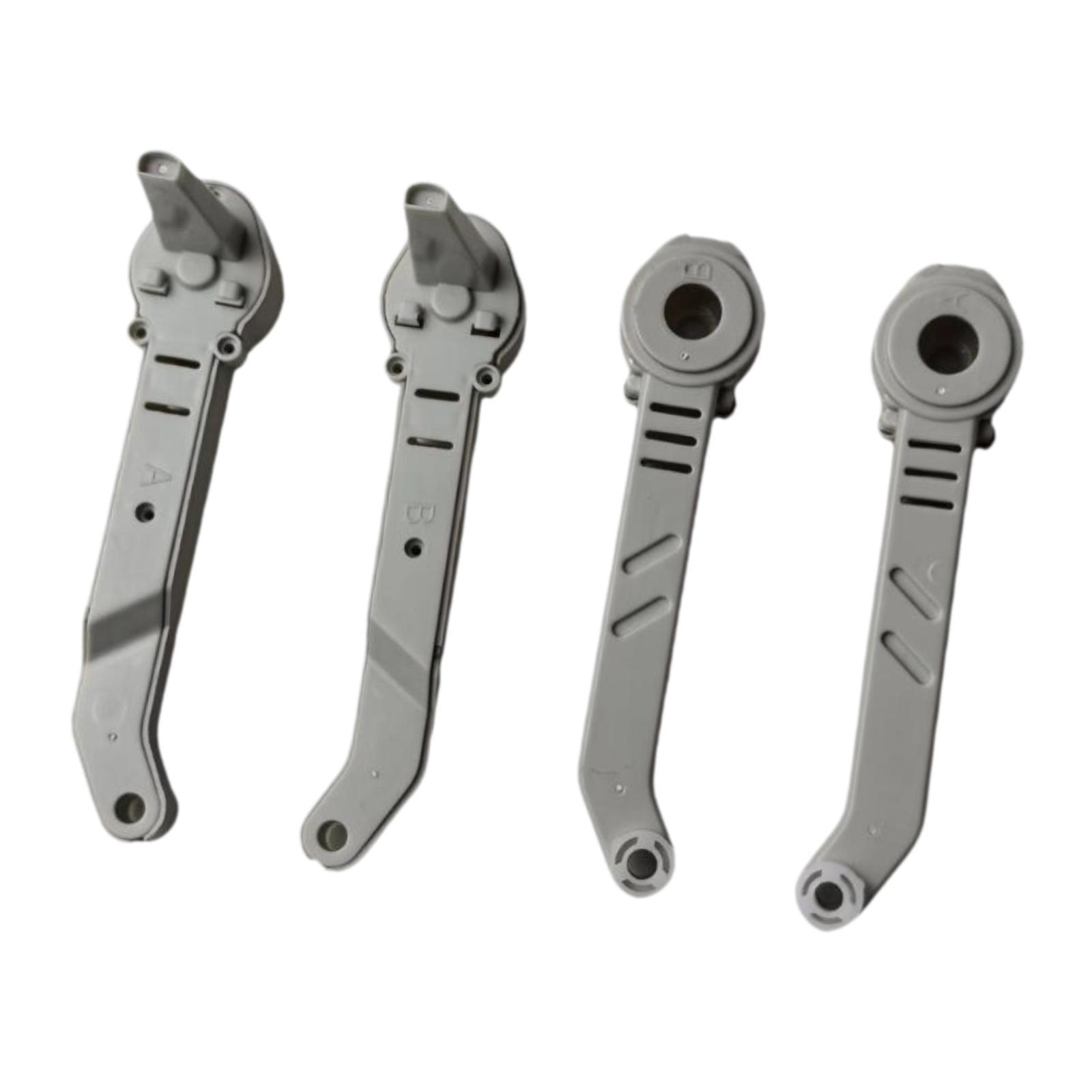 Magideal - Juego De Brazos De Motor De 4 Uds., Montaje Delantero Y Trasero, Accesorio Diy, Marco De Cuerpo, Piezas De Reparación De Brazos De Eje Ligero Para Gris