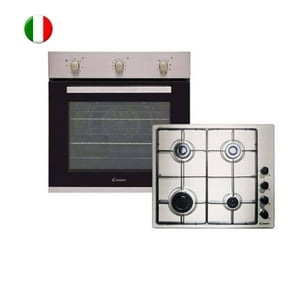 Candy - Kit Horno Eléctrico Fcp602X+ Encimera Gas 4Q Chw6Lbx