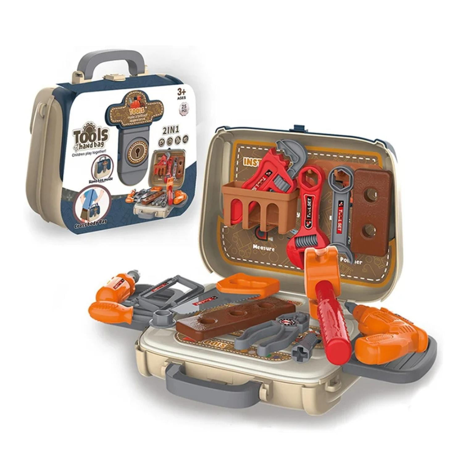 Fliperex - Set Maletin Infantil De Construccion Maleta Herramientas