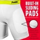 thumbnail image 2 of Pantalones cortos sin cordones Franklin Sports Standard para jóvenes blancos, talla L, 2 of 6
