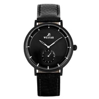 Westar - Reloj Profile Correa De Cuero Esfera Negra Cuarzo 50246Bbn103 Para Hombre