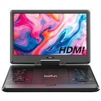 Reproductor De Dvd Portátil Boifun Con Pantalla De 15.7 Pulgadas Y Entrada Hdmi