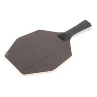 Magideal - Raqueta De Tenis De Mesa Agarre Cóncavo Agarre Recto Hexagonal De Madera Profesional Durable Pong Paddle Table Tennis Bat Para Entrenamiento De Prácti Disparo Horizontal