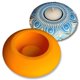 thumbnail image 1 of Molde de silicona redondo para portavelas de vela tealight Happy Dotting, 1 of 9