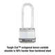 thumbnail image 3 of Grillete de carburo de boro de alta resistencia Padlock Master Lock M1XDLJ, 3 of 6