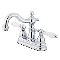 Grifo De Lavabo Kingston Brass Heritage Kb1601Pl Cromo Pulido
