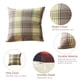 thumbnail image 3 of fundas de almohada a cuadros para exteriores e interiores, cuadradas, estilo granja, decoración del hogar, 45,7 x 45,7 cm, 3 of 5