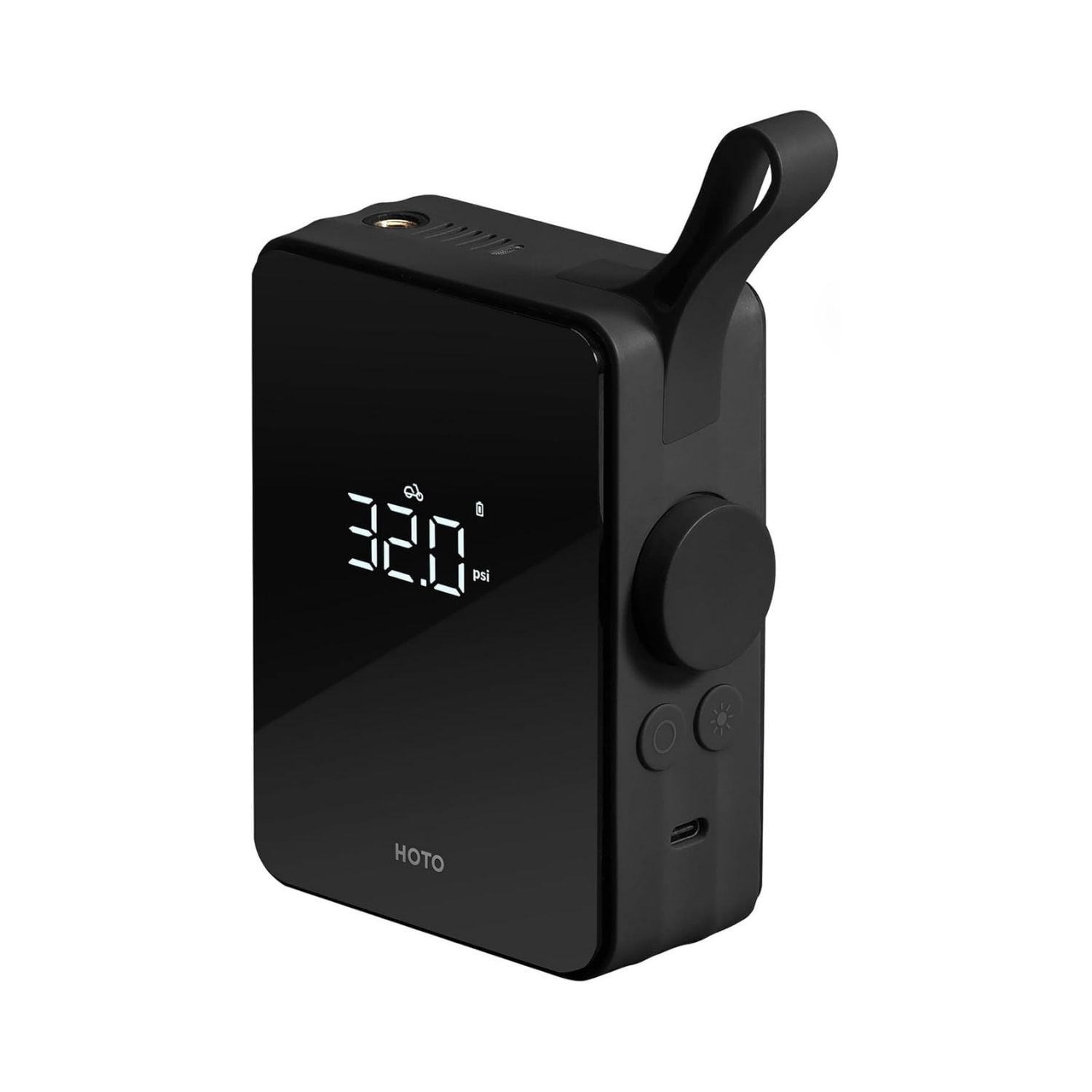 Hoto Mini Compresor De Aire Eléctrico Portátil 150 Psi 5000 Mah Negro