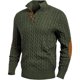 thumbnail image 1 of Sweater JMIERR tejido cable con cuello alto y botones, 1 of 3