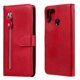 thumbnail image 5 of Funda con Cremallera para REALME C15/C12, Carcasa Cartera de Cuero PU con Soporte y Tarjetero, 5 of 5