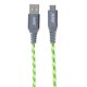 thumbnail image 3 of Cable MobileSpec MBSHV0412 de alta visibilidad micro USB de 1,2 m, amarillo, 3 of 6