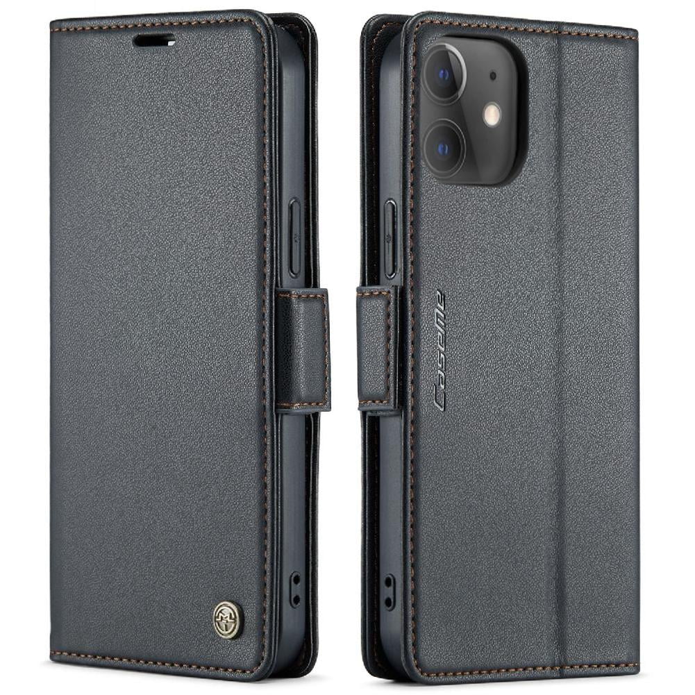 Case Me - Caseme Tipo Cartera Iphone 12/12 Pro Con Cierre Magnético, Rfid, Tarjetero, Soporte, Carga Inalámbrica