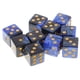 thumbnail image 1 of Juego De Dados Digitales D6 De Seis Caras De 10 Piezas Para Juego De Rol D&D Azul Negro, 1 of 3