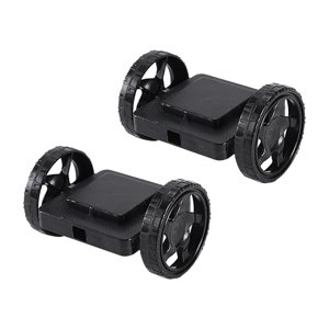 Magideal - 2 Piezas De Bloques Magnéticos, Bases De Ruedas, Regalo Preescolar, Ruedas Base De Construcción, Juego De Ruedas Educativas Diy, Juguetes Para Niños Y